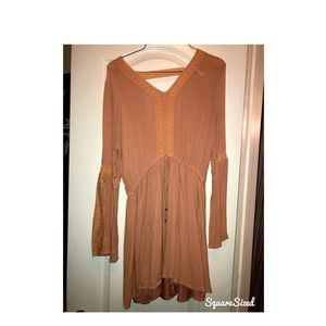 Cute soft pink mini dress